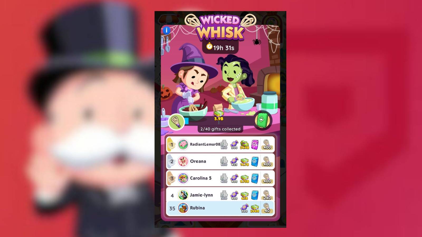 wicked whisk monopoly go