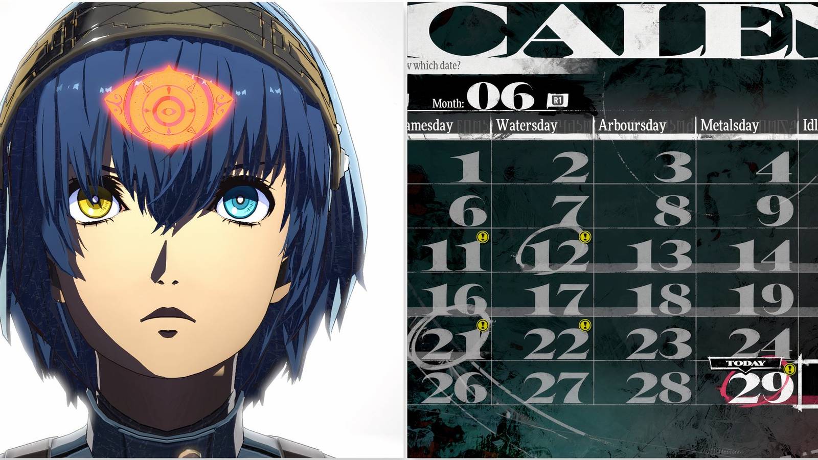 Will and the calendar in Metaphor ReFantazio