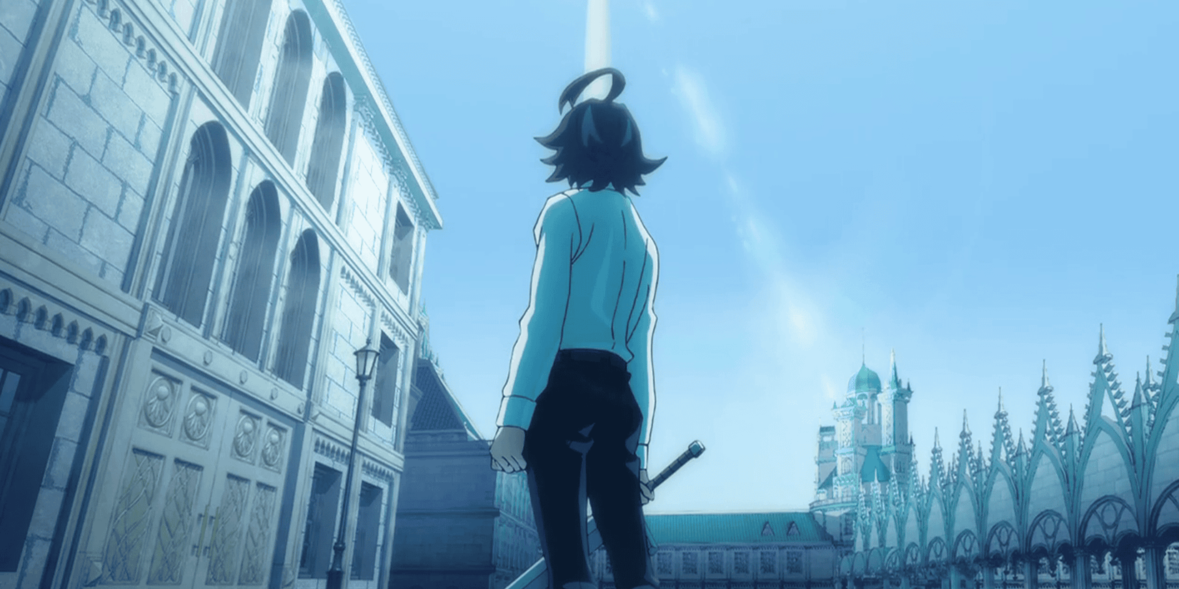 Wistoria Ep12 Will Serfort Looking Up