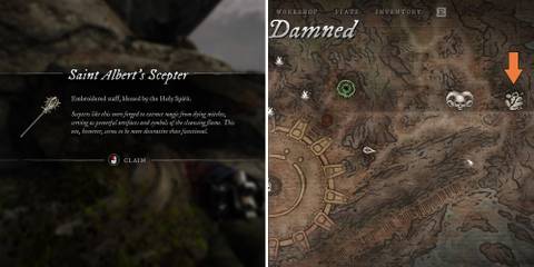 Witchfire - Saint Albert's Scepter Location