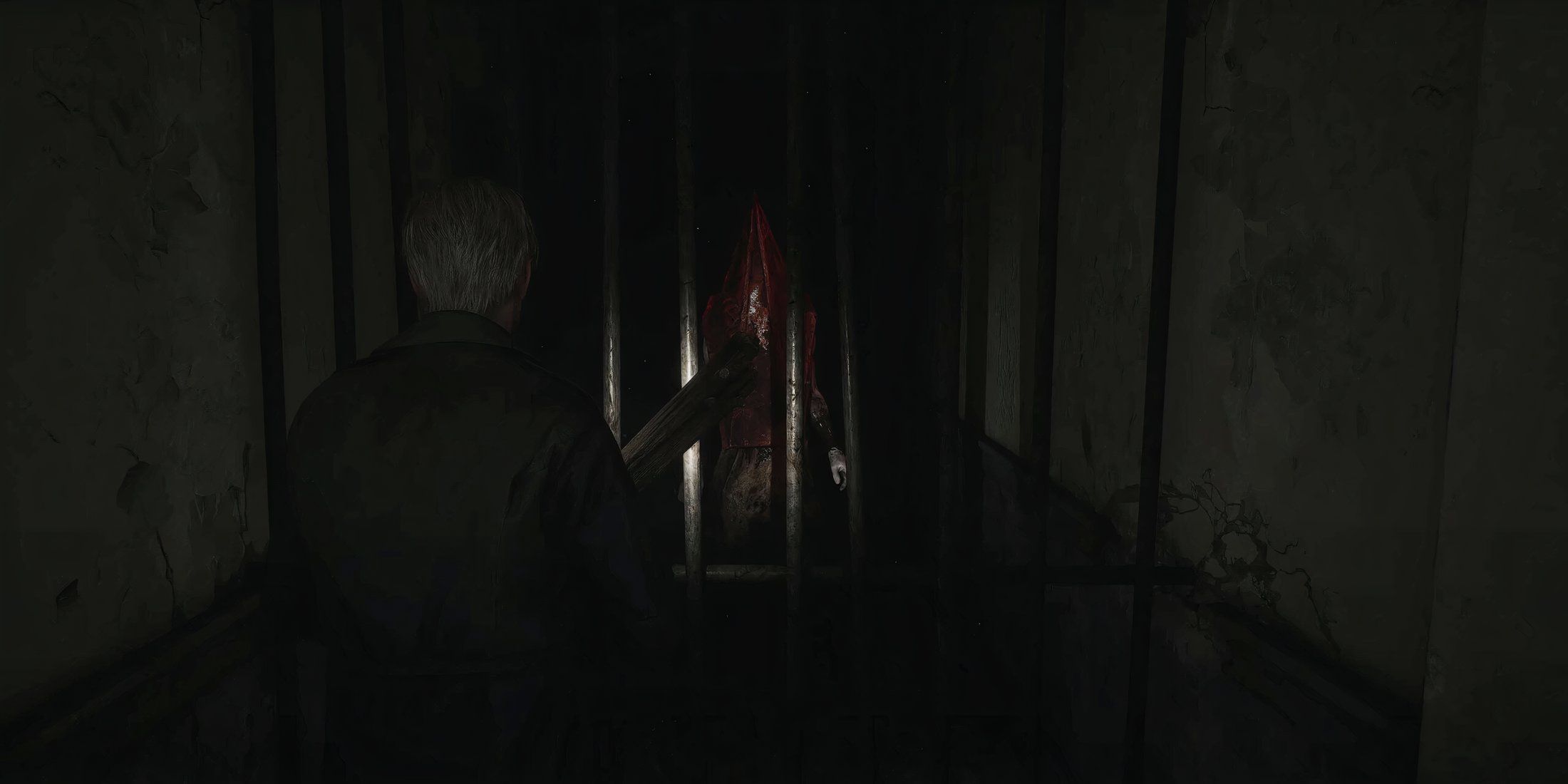 Woodside Apartments 2F Pyramid Head Behind Bars Silent Hill 2 Remake