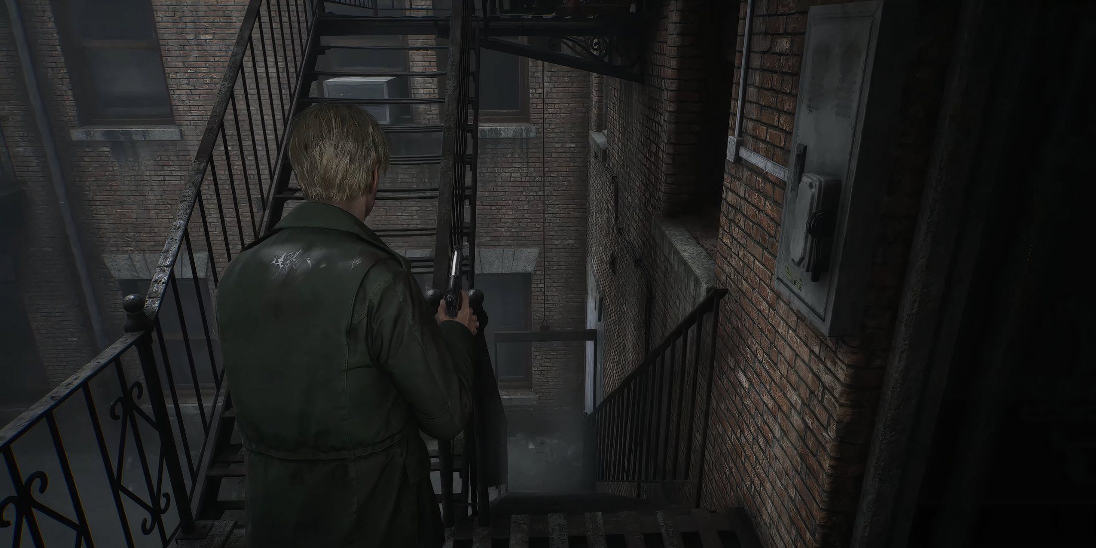 Woodside Apartments Dropping Staircase Silent Hill 2 Remake