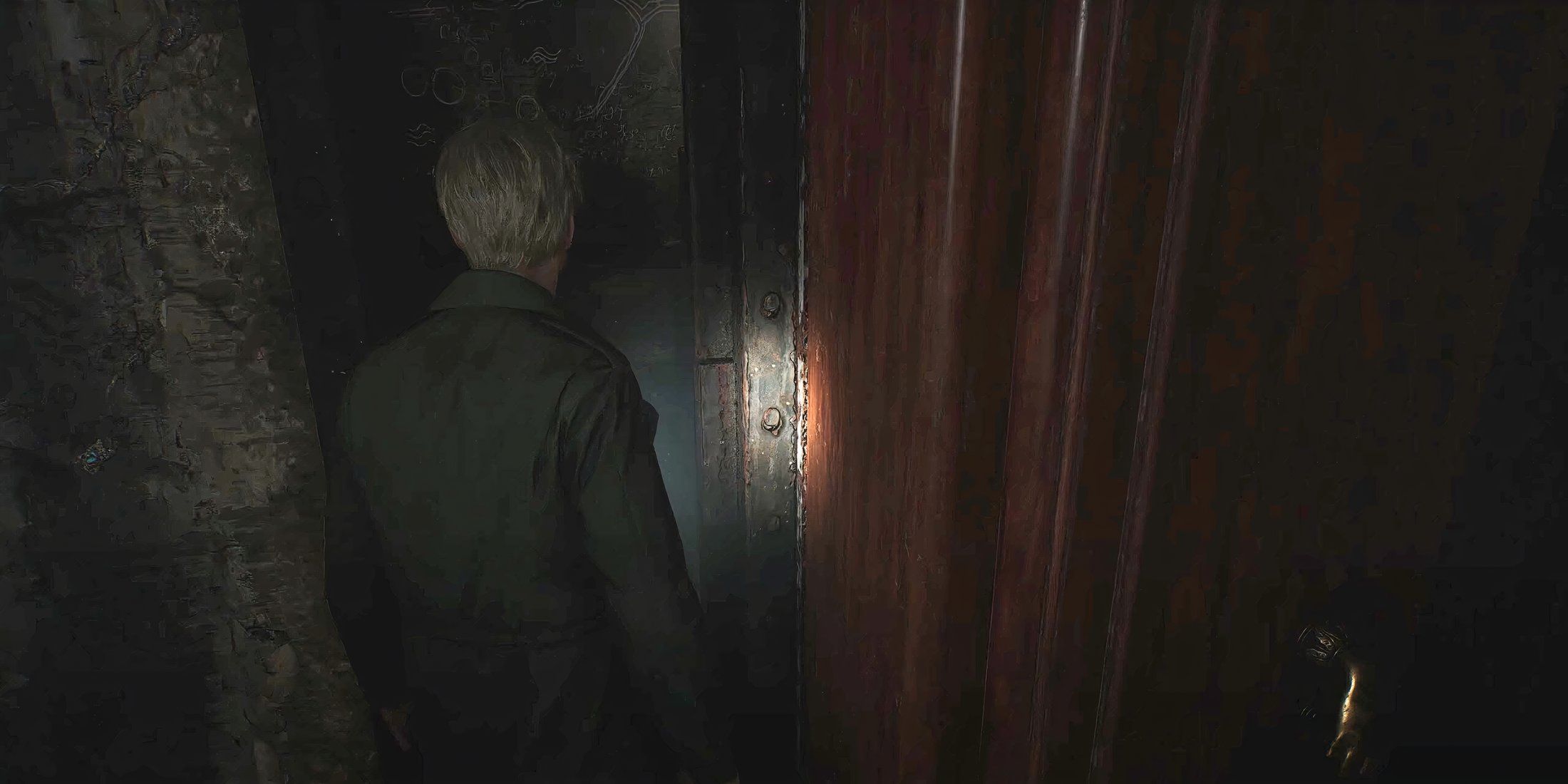 Woodside Apartments Wall Crack Behind Wardrobe Silent Hill 2 Remake