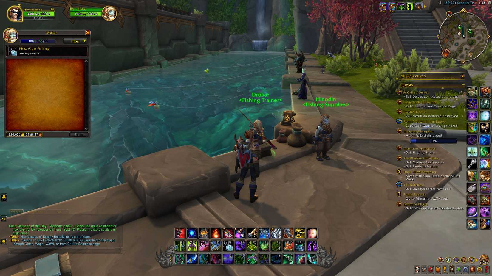 wow the war within fishing guide 2