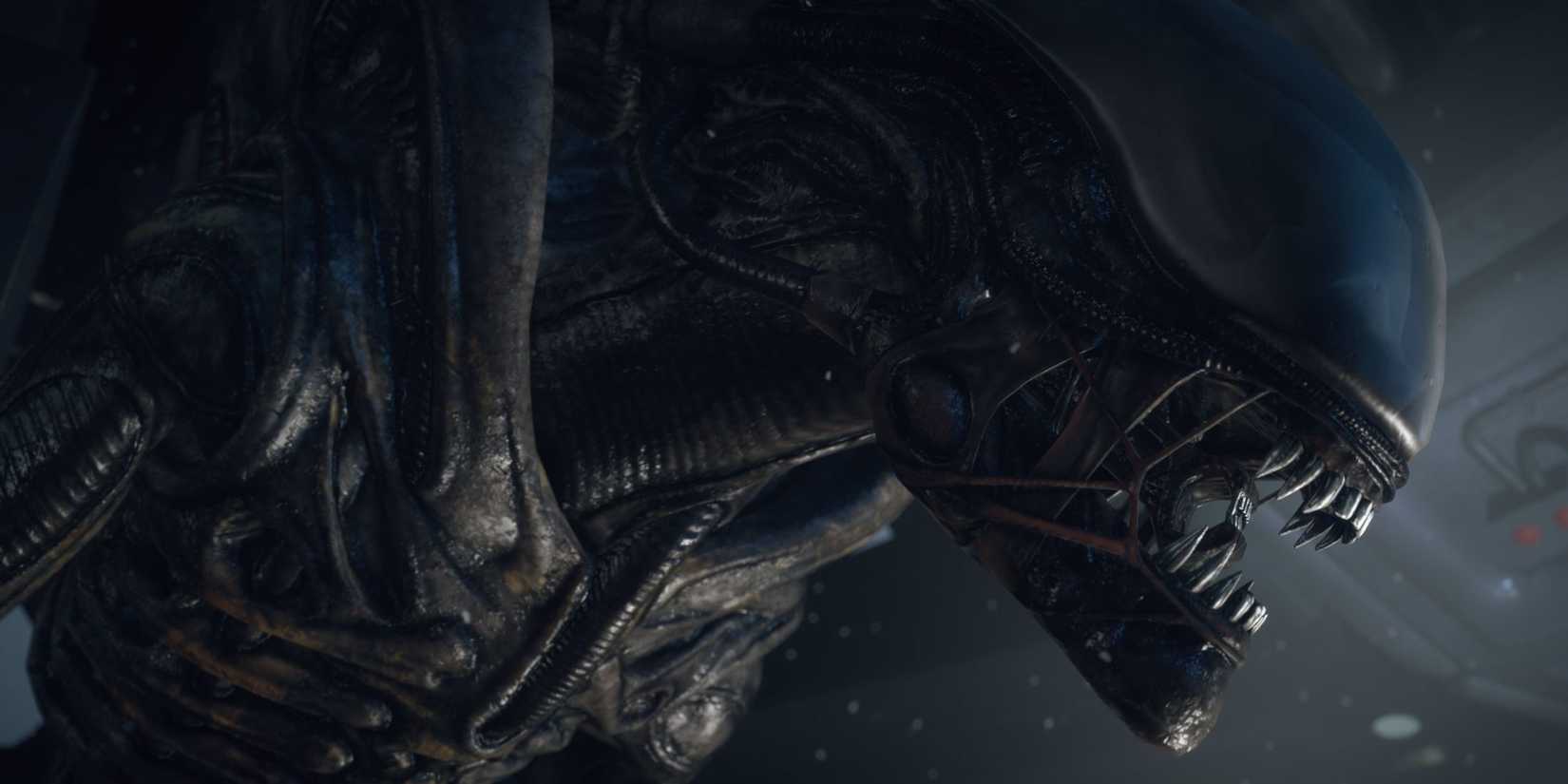Xenomorph up close in Alien Isolation