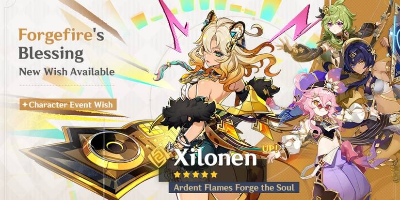 Xilonen Debut Banner - Genshin Impact - Forgefires Blessing