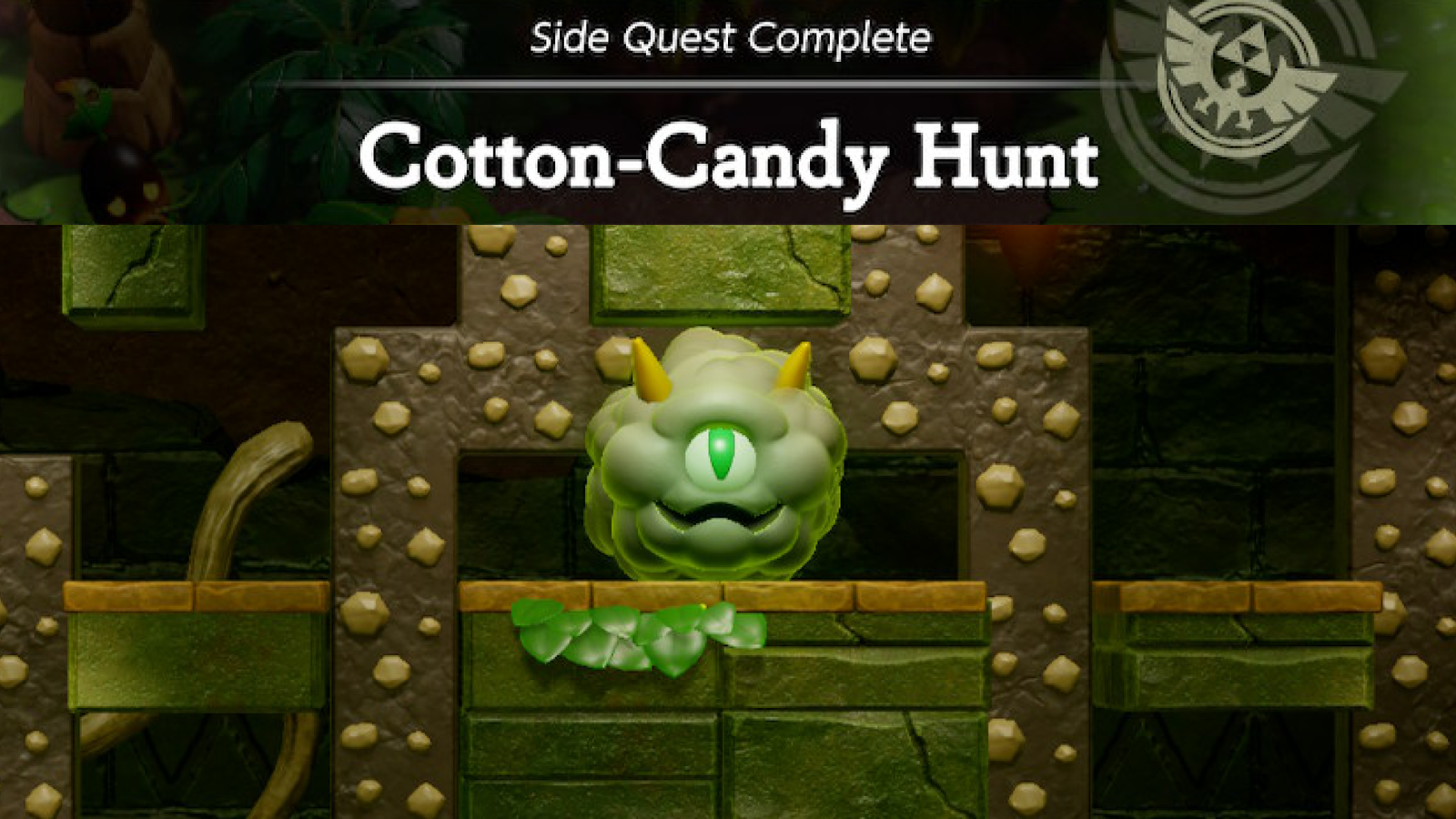Zelda Echoes of Wisdom Cotton Candy Hunt Quest Smog