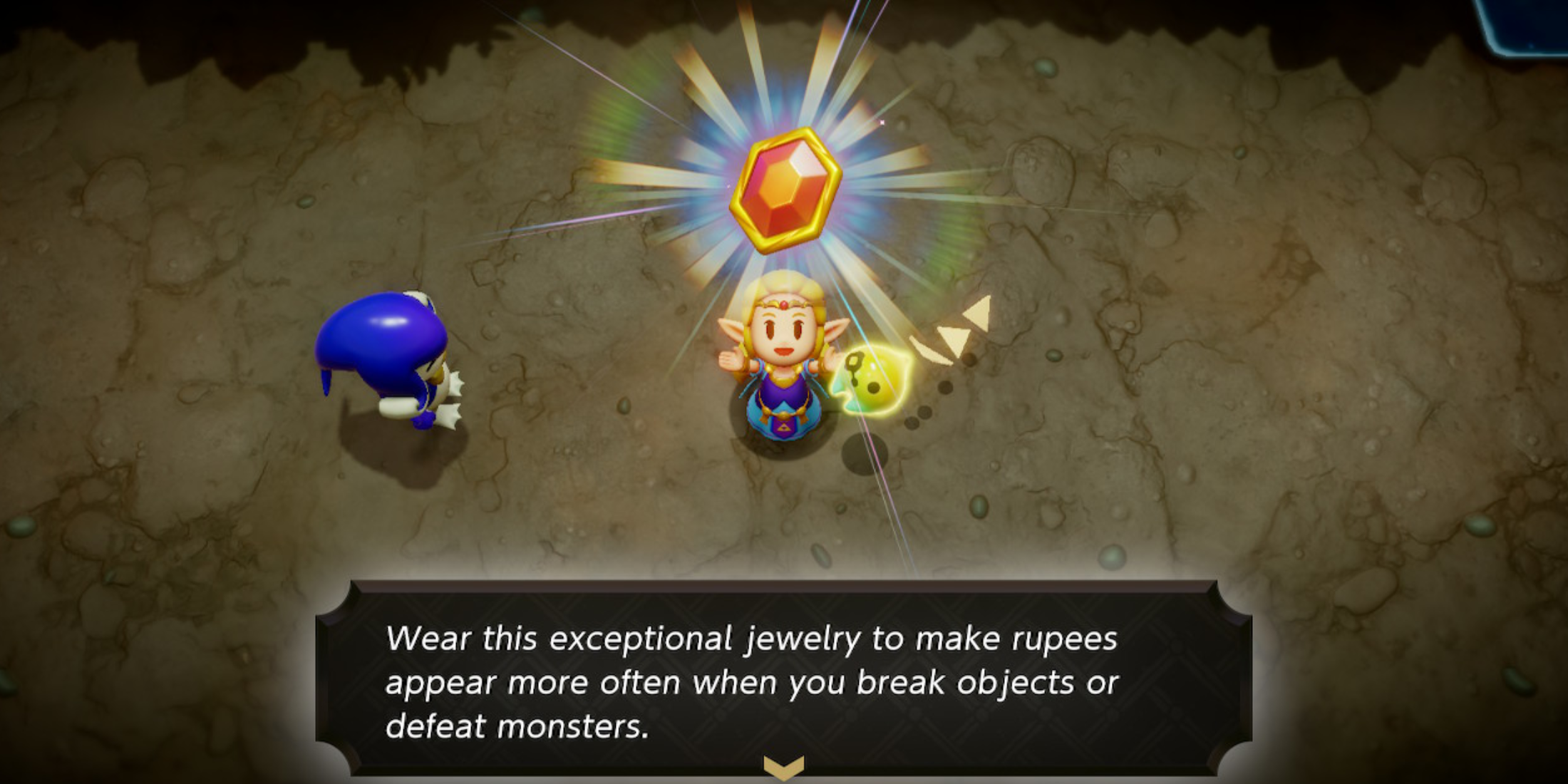 Zelda Echoes of Wisdom Secret Chief Talks Quest Reward Gold Brooch