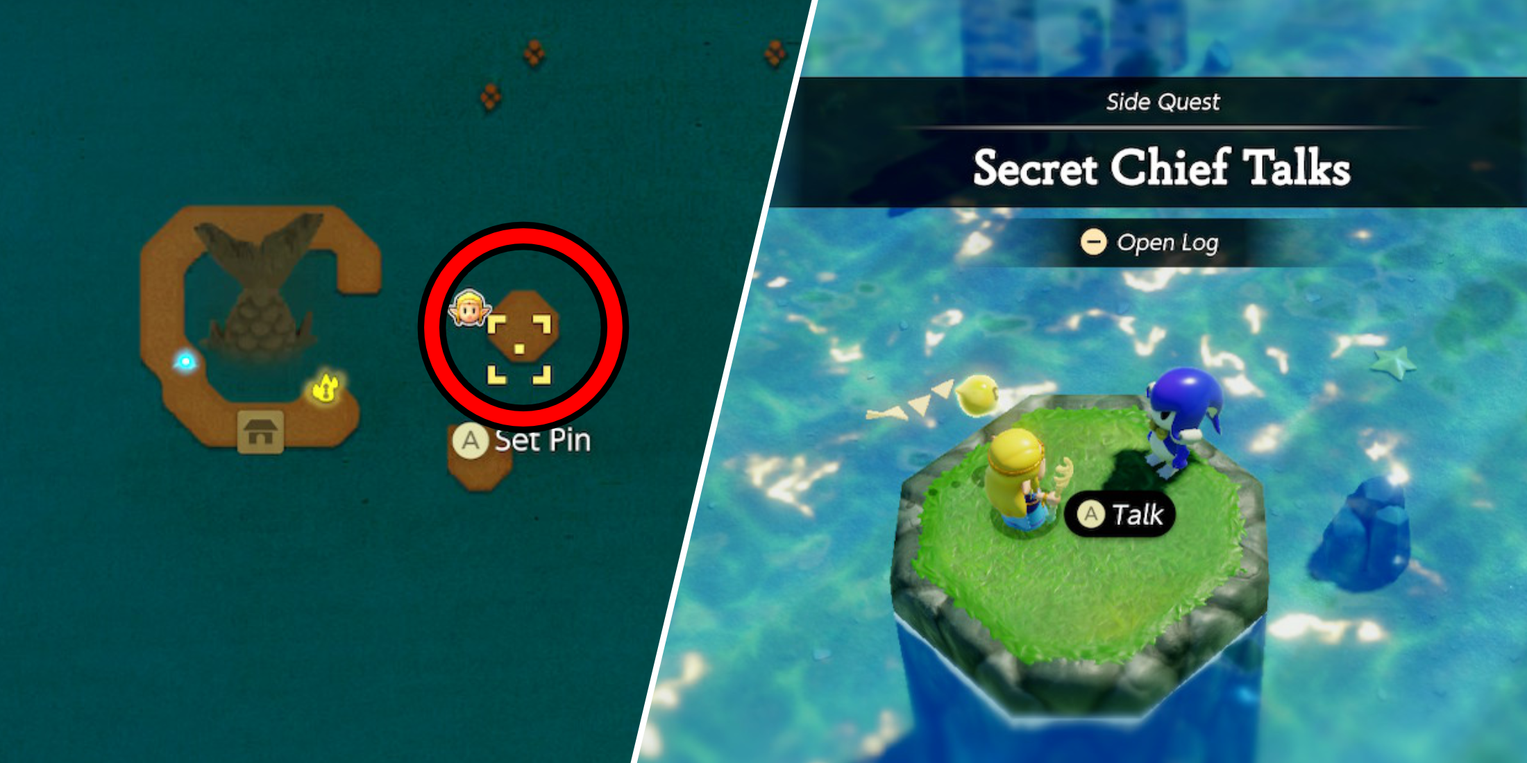 Zelda: Echoes of Wisdom - Secret Chief Talks Quest Guide