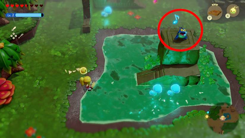 zelda echoes of wisdom faron wetlands spider web