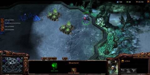 An Early Overlord Near The Enemy's Base