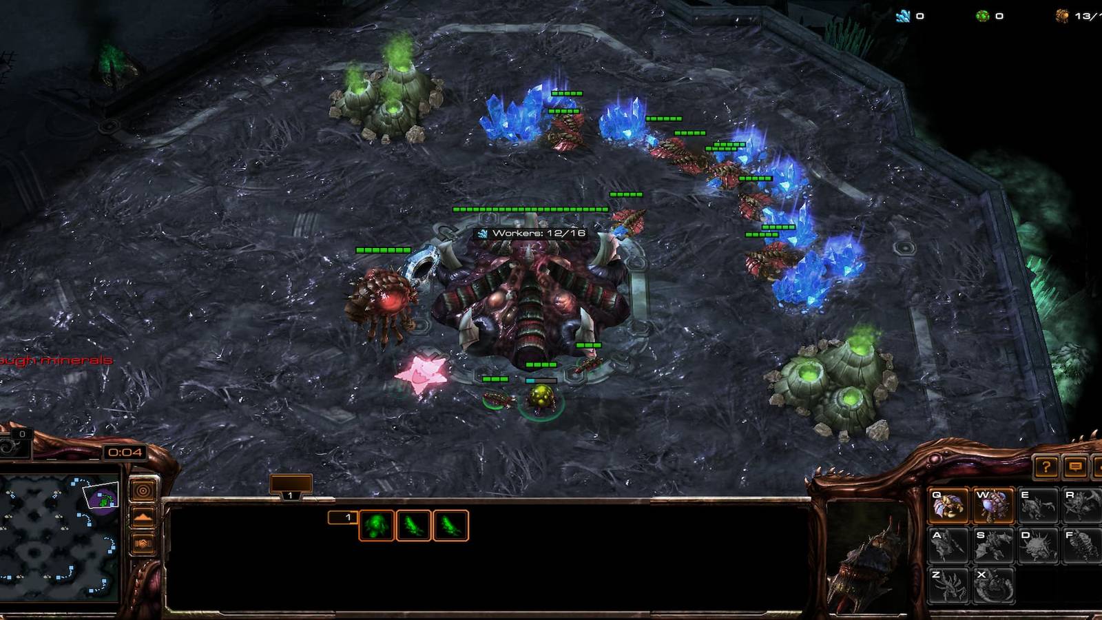 The Starting Set Up For The Zerg 