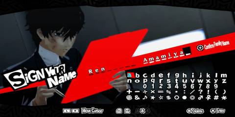 The Player Entering The Canon Name 