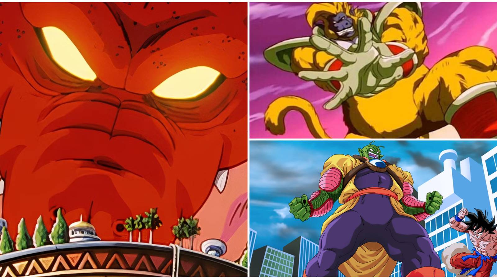 Biggest Dragon Ball Characters- Ultimate Shenron Golden Great Ape Baby Giant Slug