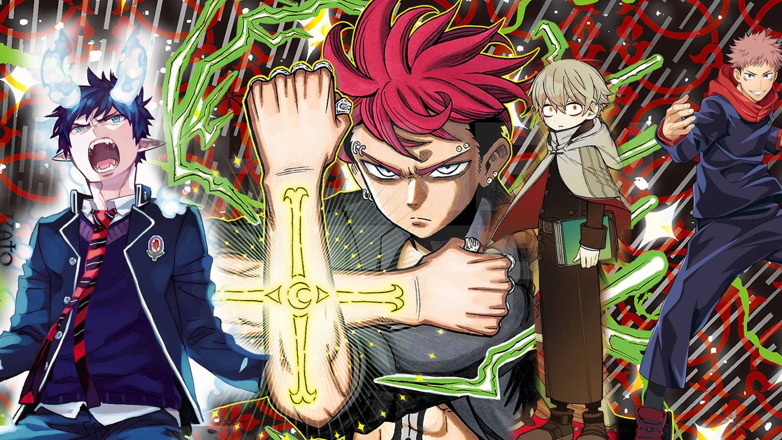 Blue Exorcist, Make The Exorcist Fall In Love, Jujutsu Kaisen, Ultimate Exorcist Kiyoshi