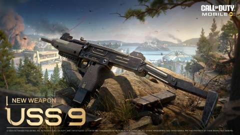 The USS 9 SMG from Call of Duty: Mobile