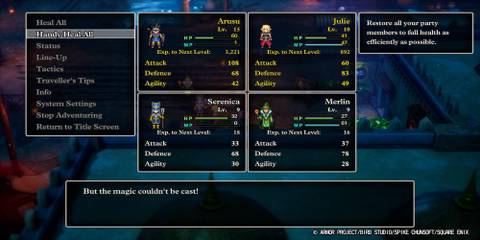 The Party Low On Health Using Handy Heal All