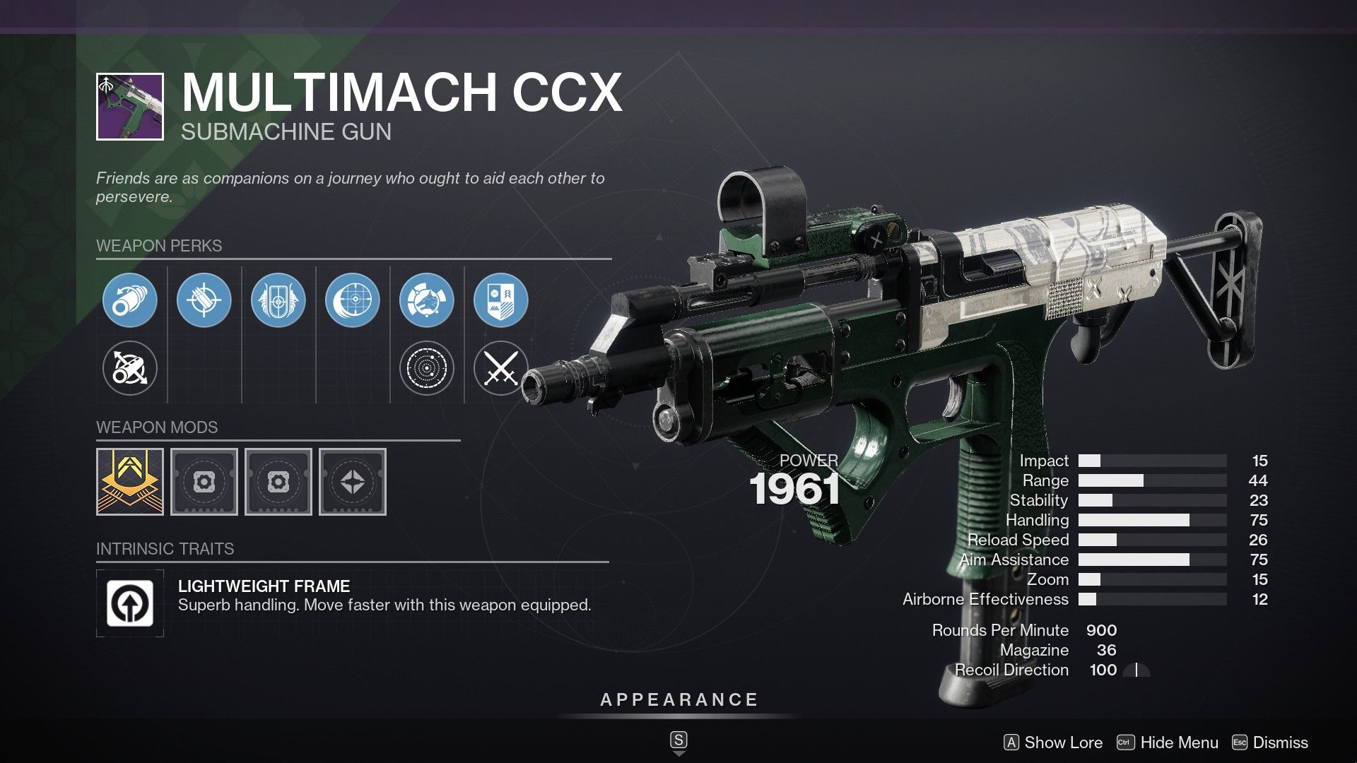 Best Multimach CCX God Rolls in Destiny 2