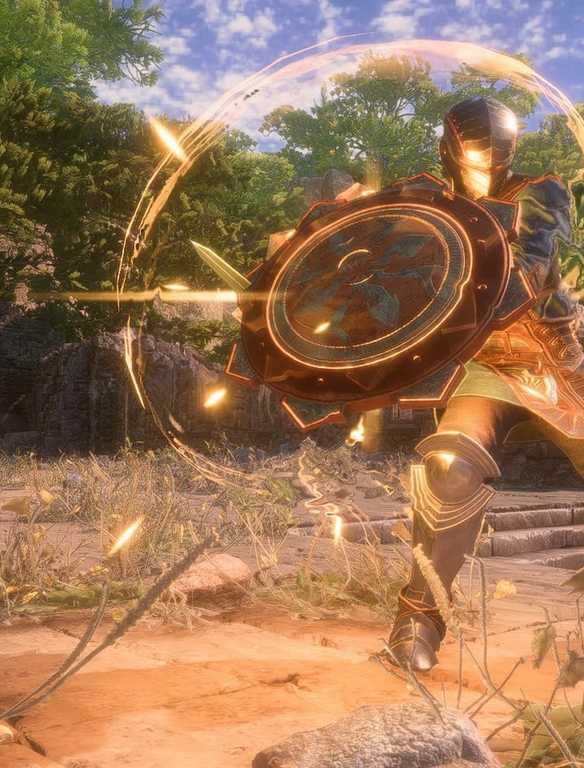 Shield Toss How to Play The Warrior Slayer Specialization in Dragon Age: The Veilguard
