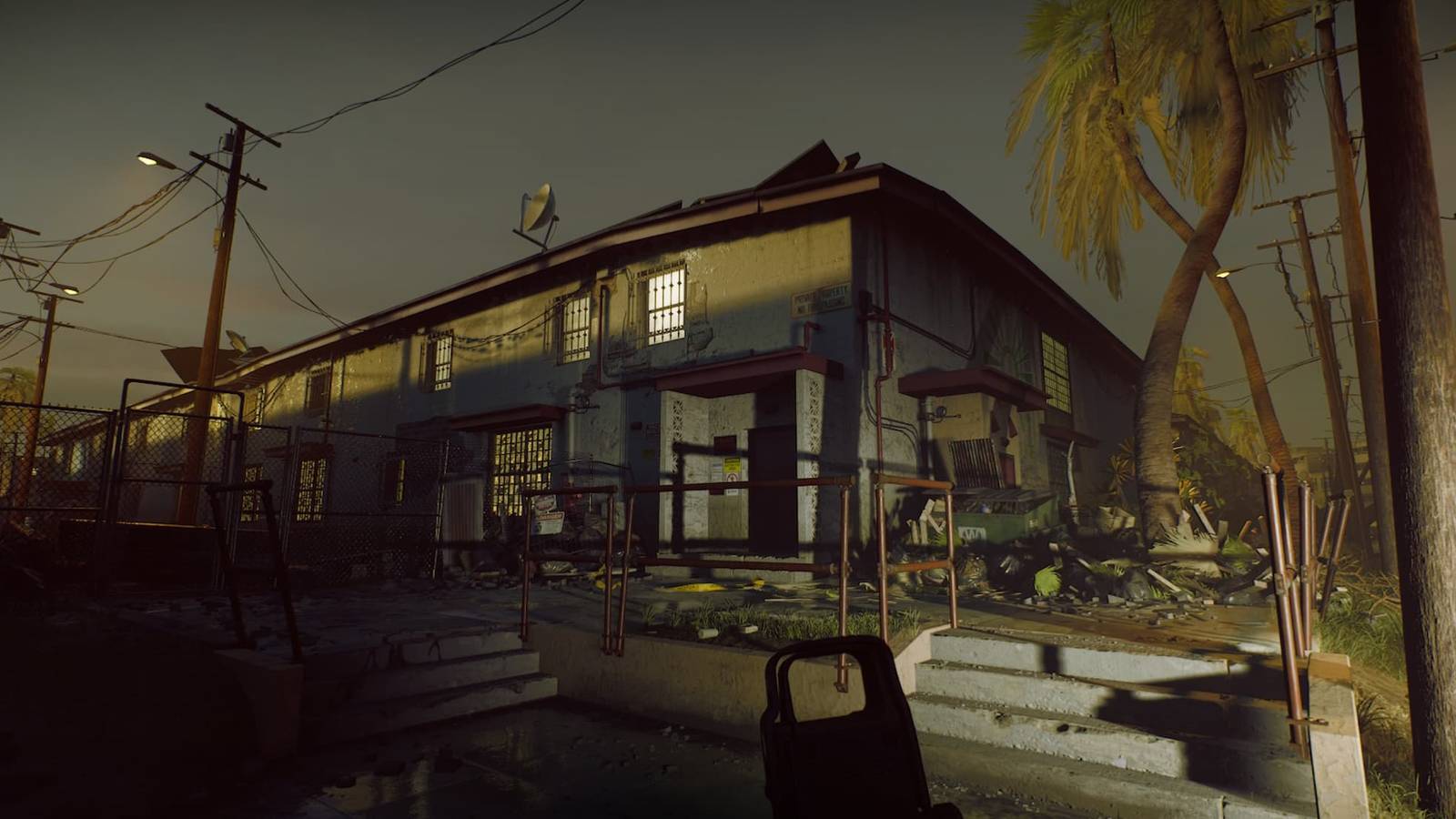 The southern Dorms entrance in Ready or Not