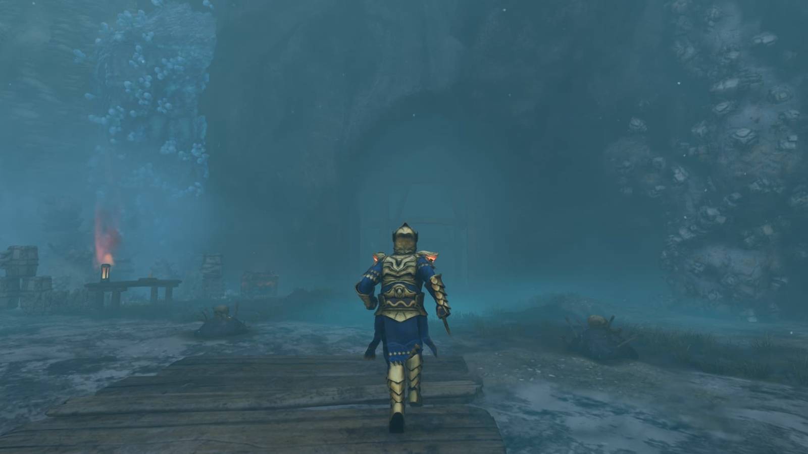 A tunnel to the salt mine in Enshrouded