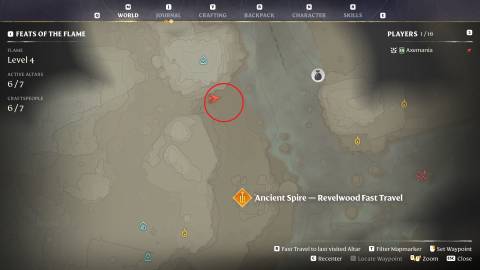 Stinging Nettle spot near the Revelwood spire in Enshrouded