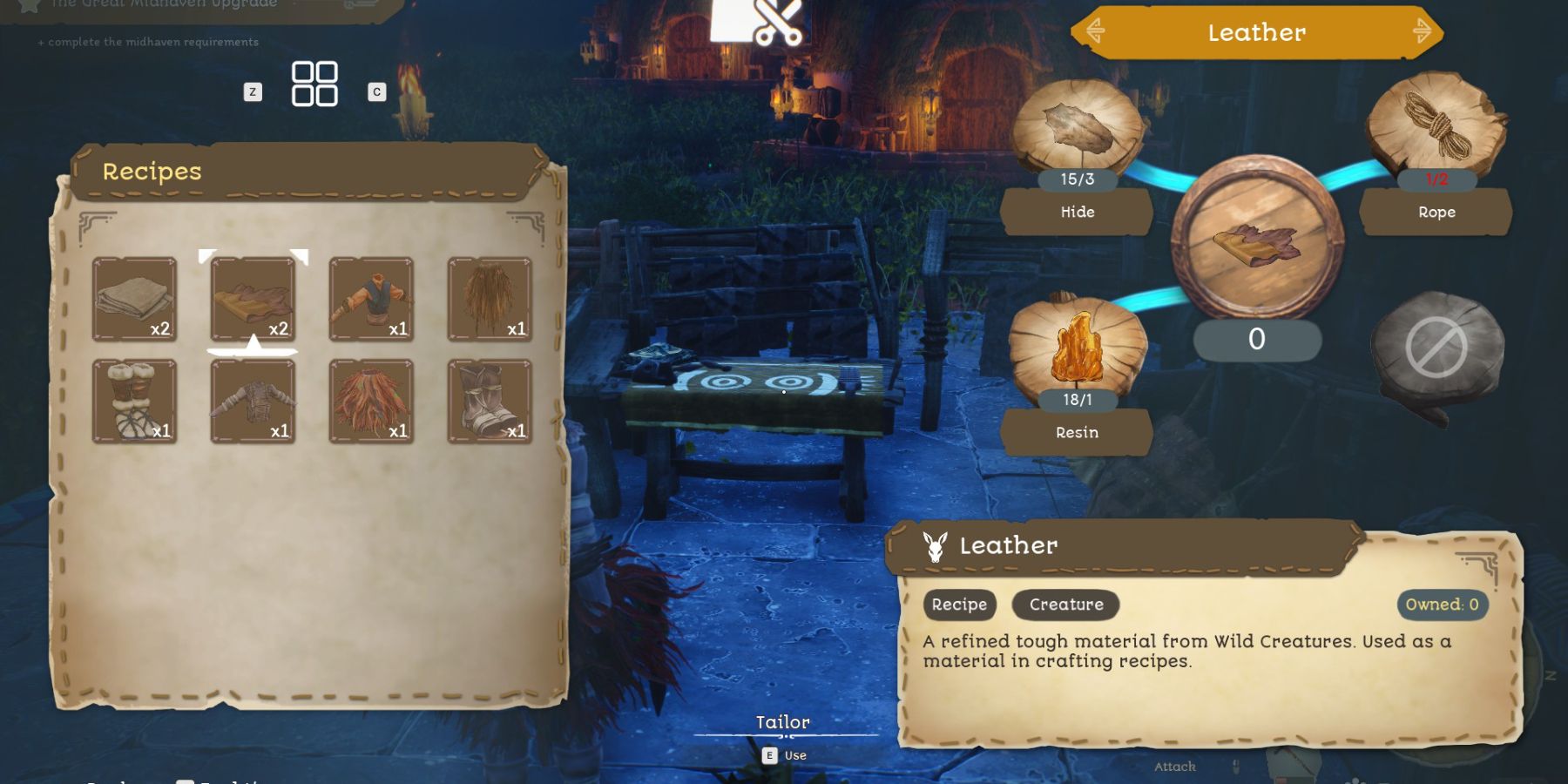 Where To Get Leather In Towers Of Aghasba