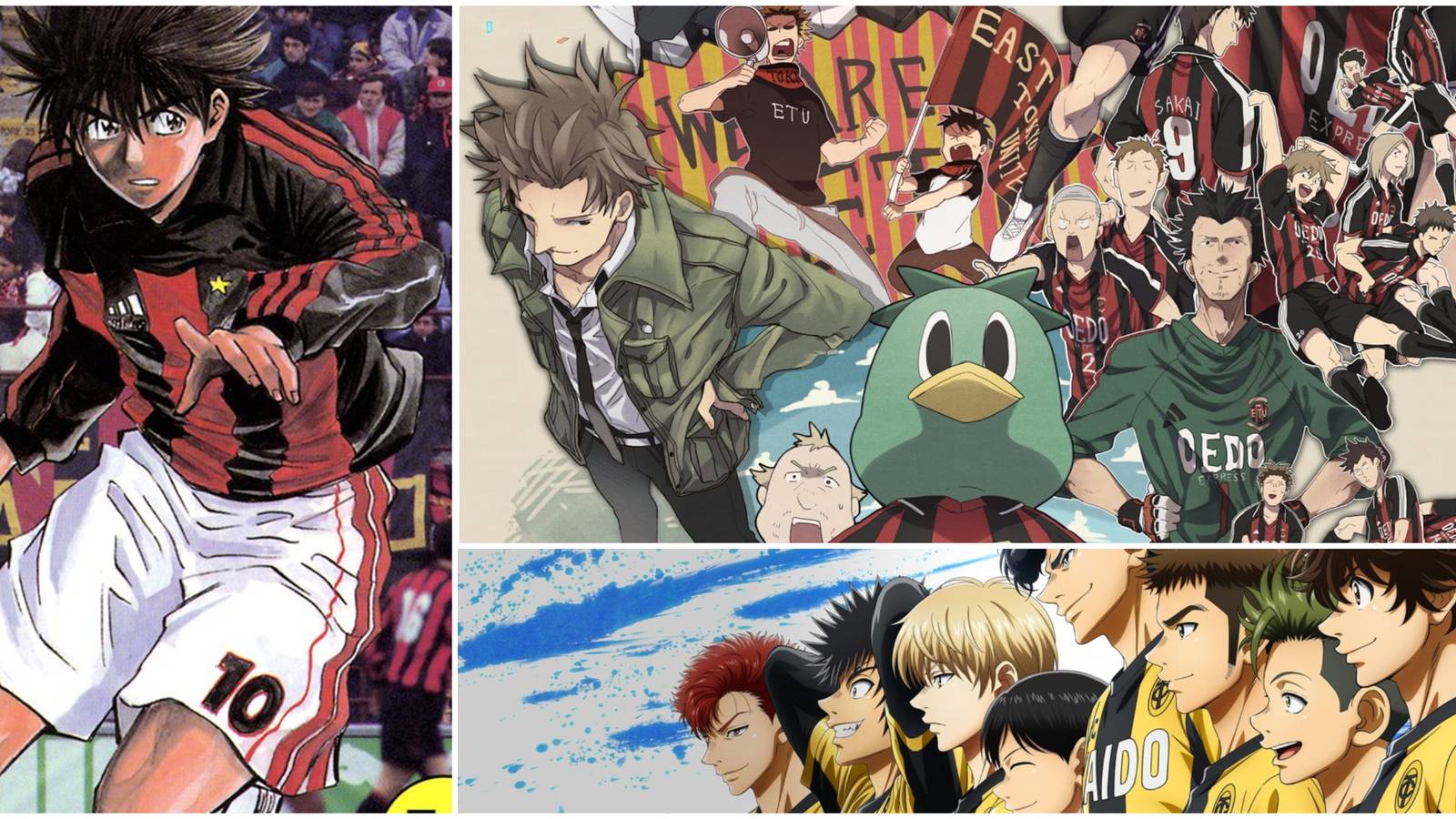 Realistic Soccer Manga-Anime- Fantasista Giant Killing Aoashi