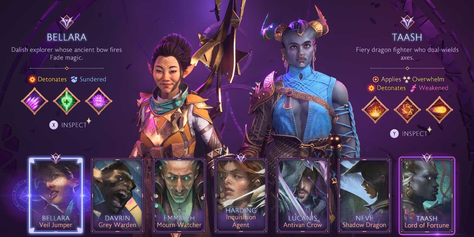 An image of Bellara and Taash from Dragon Age: The Veilguard