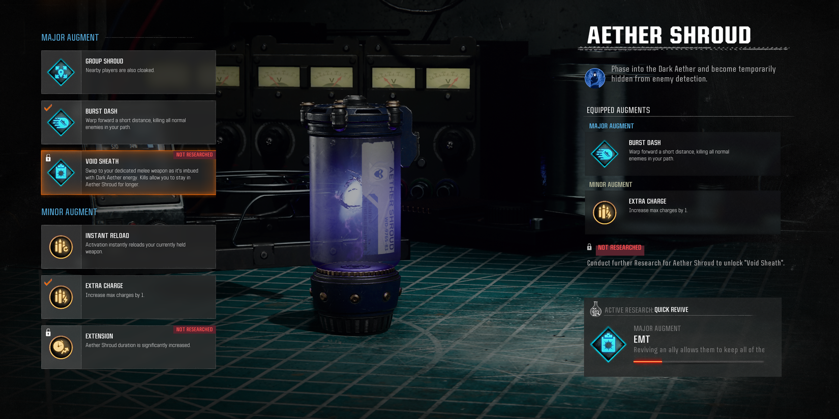 aether shroud field upgrade