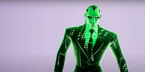 Matrix Code Agent Smith in MultiVersus