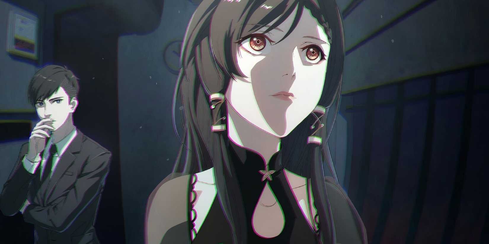 Aiyou and the main character in Aiyou de Mishi, seemingly ringing a doorbell.