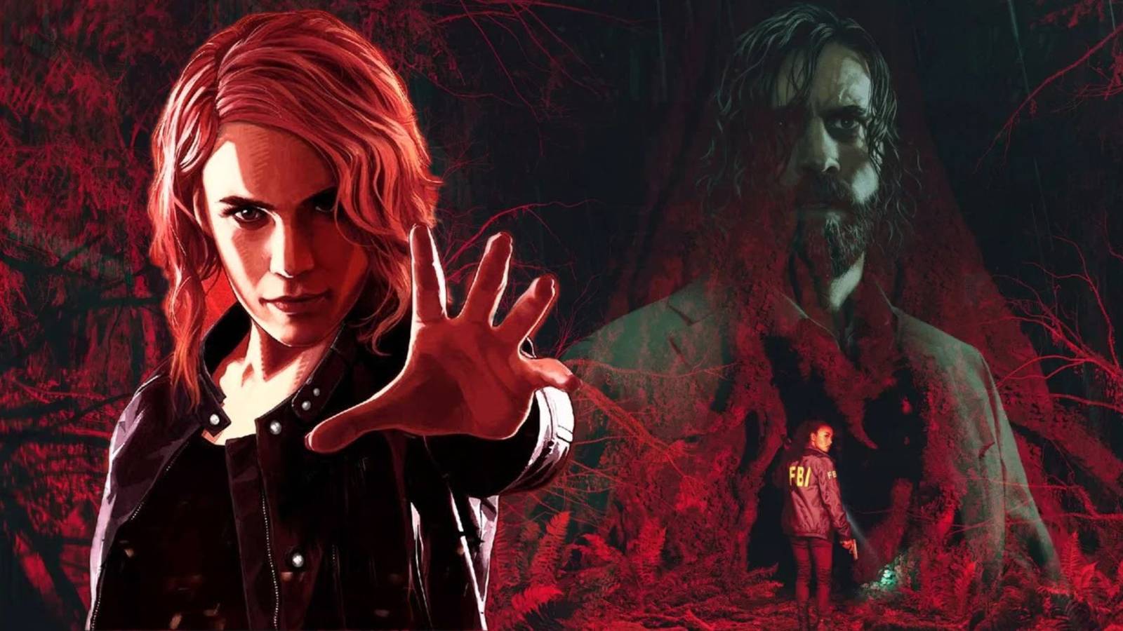 Jesse from Control and Alan Wake 2