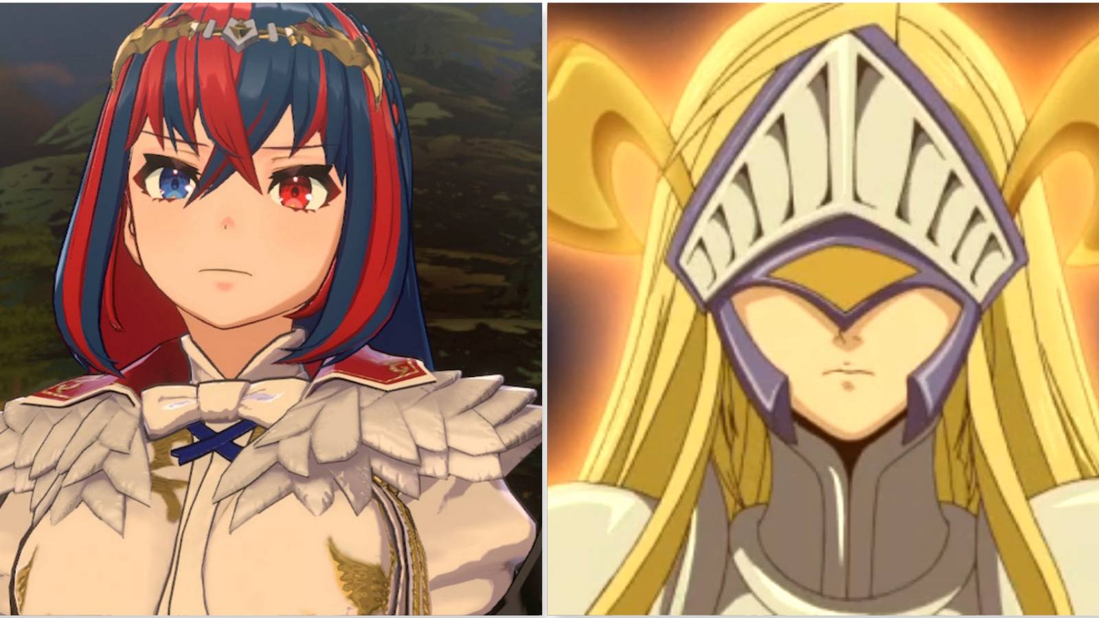 Alear in Fire Emblem Engage and Jeanne in her valkyrie form in Jeanne d'Arc