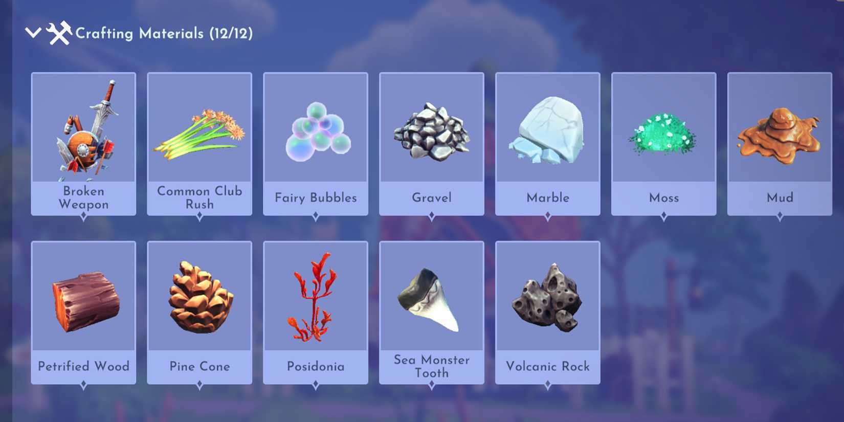 all storybook vale crafting materials in disney dreamlight valley