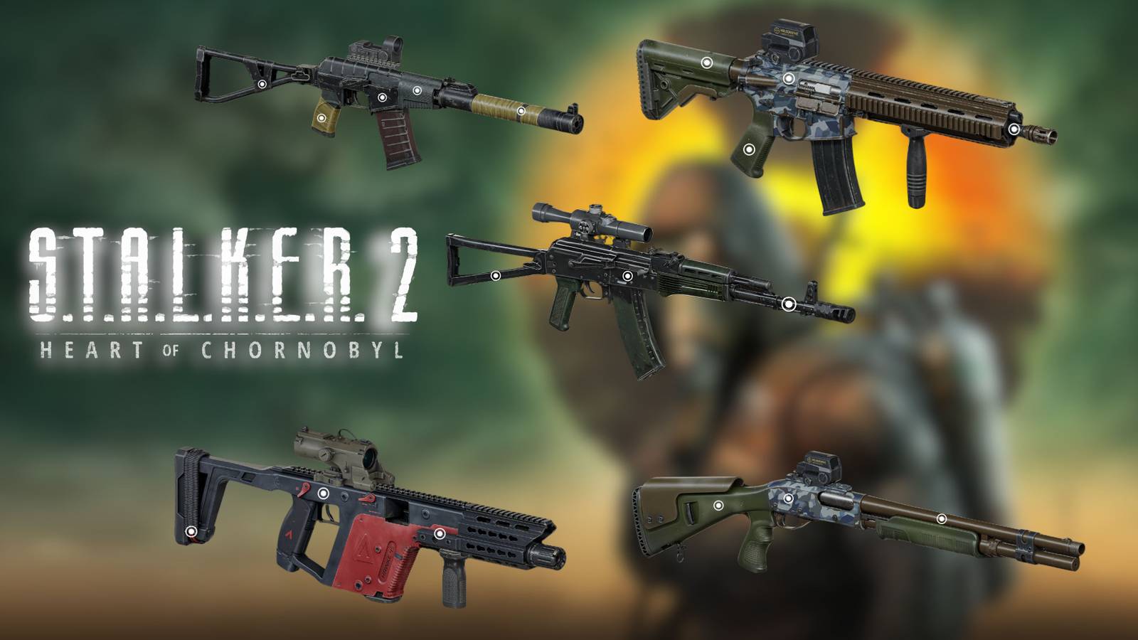 All Unique Weapons In Stalker 2