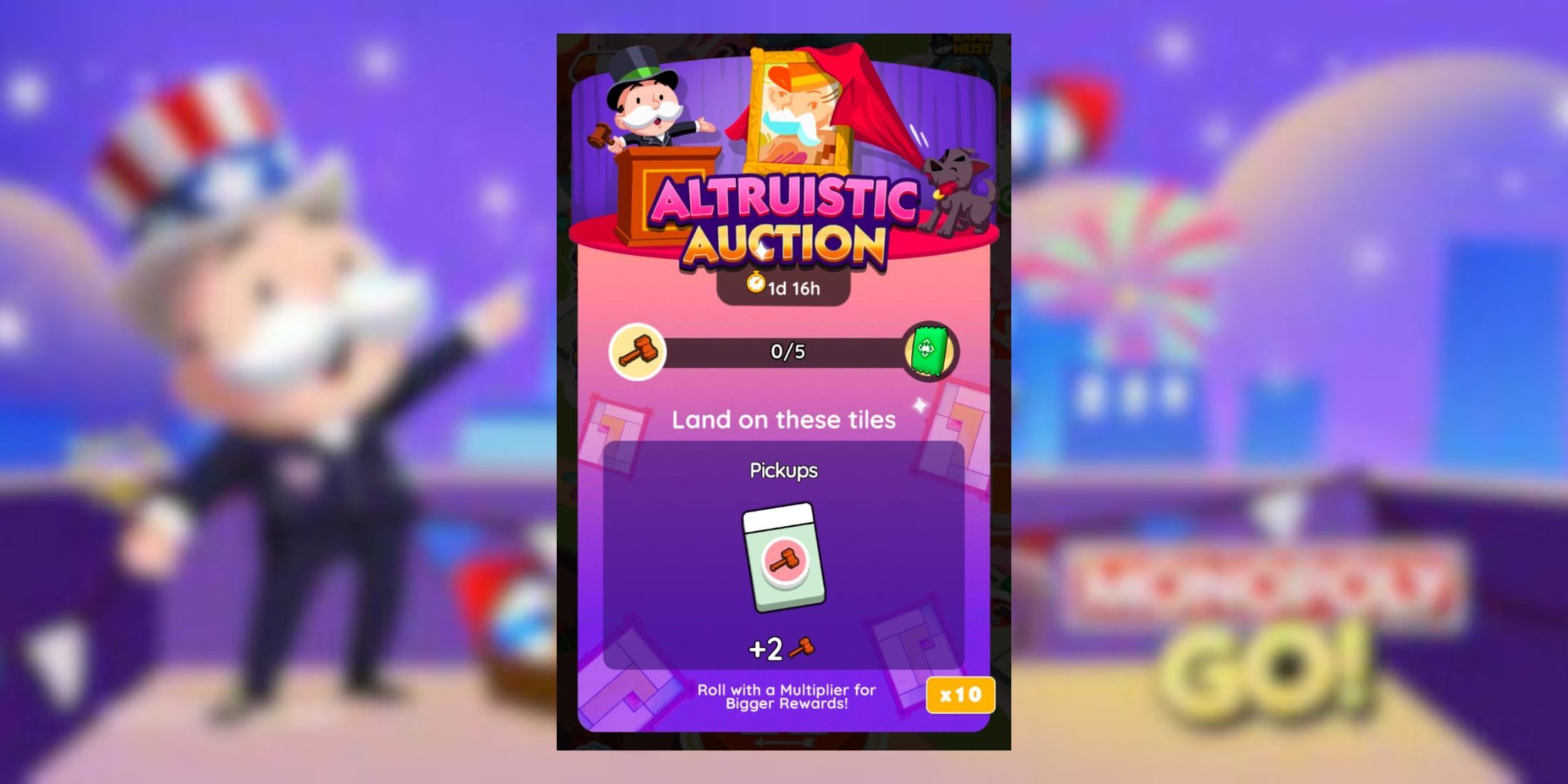 Monopoly GO: Altruistic Auction Rewards And Milestones