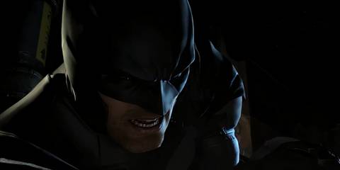 a close up of batman
