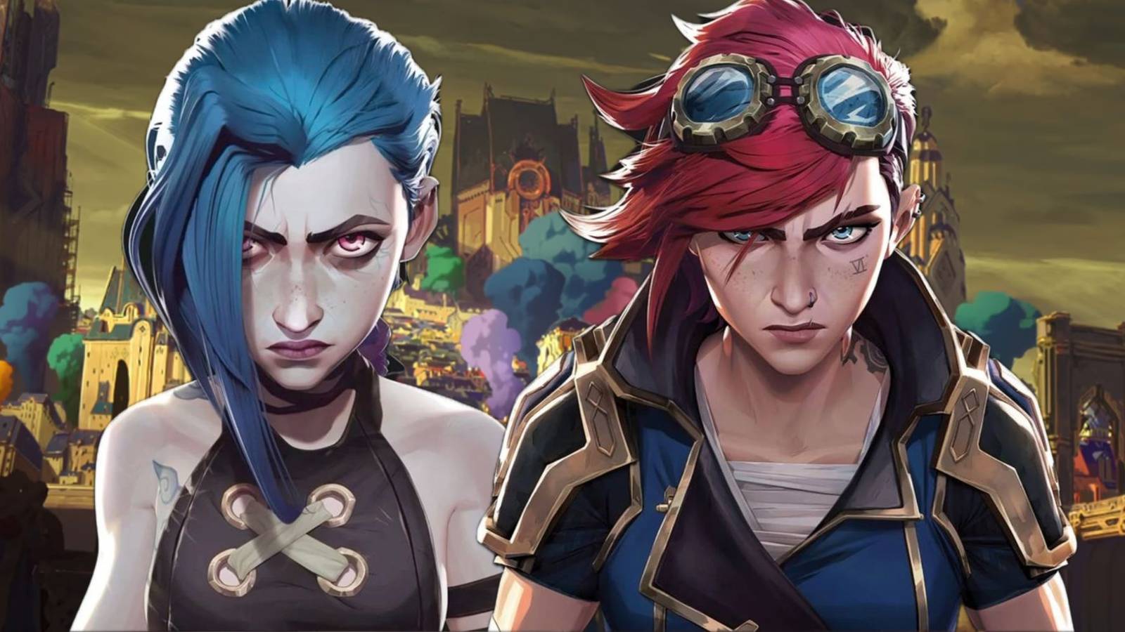 Arcane Jinx and Vi