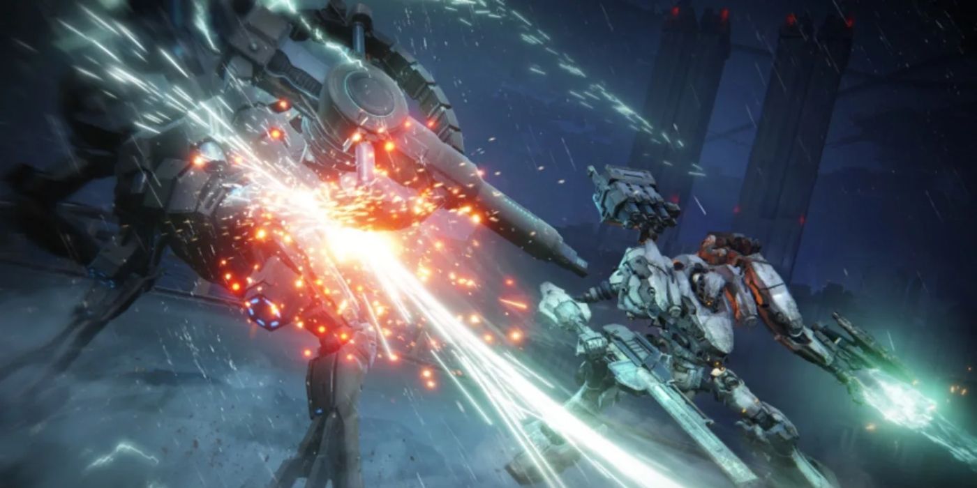 Armored Core 6 Fires of Rubicon Mechs Firing