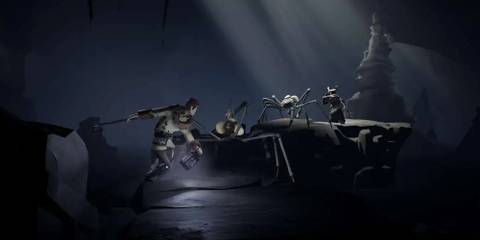 Ashen Battle With Spiders In The Cave