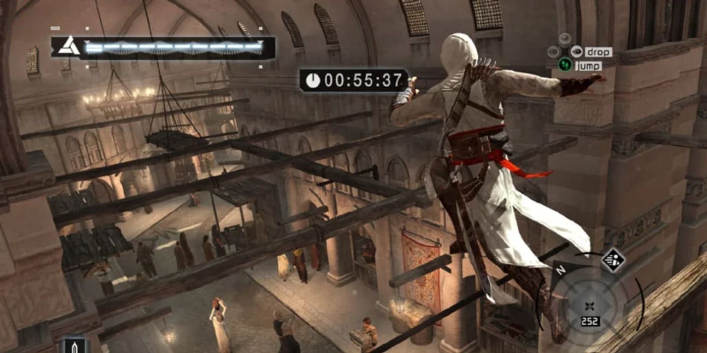 Assassin's Creed Jumping on Beams