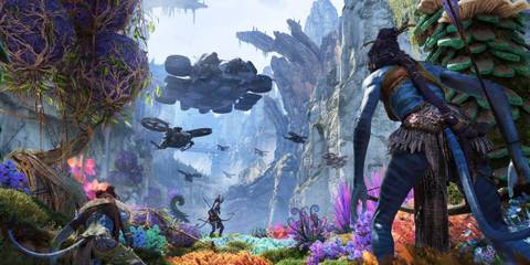 The RDA descending on Pandora in Avatar: Frontiers of Pandora