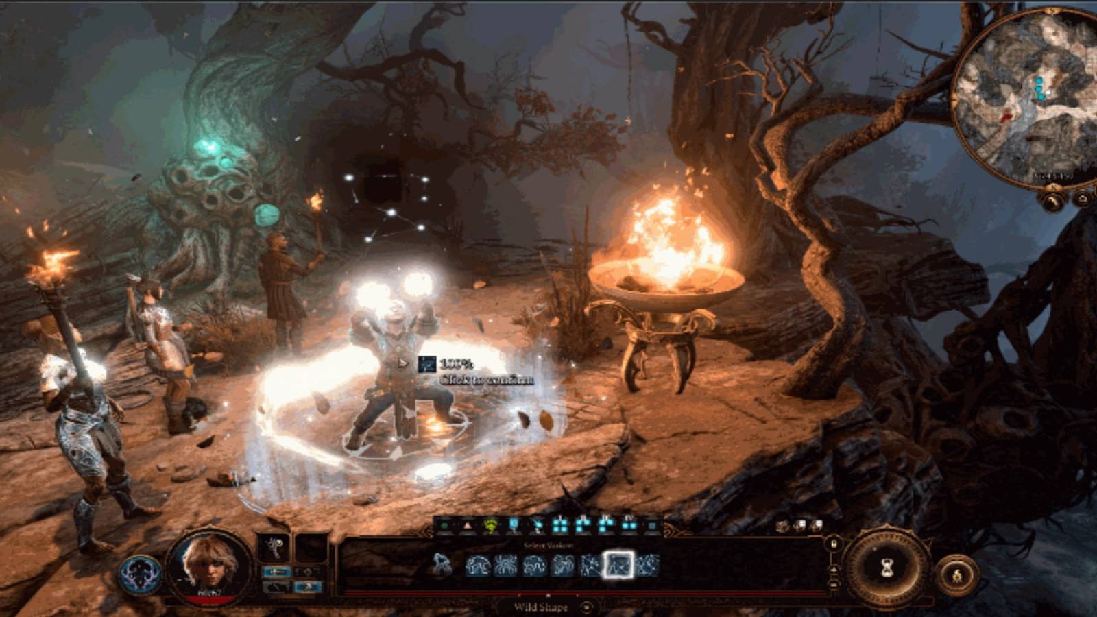 baldurs-gate-3-circle-stars-druid-in-combat