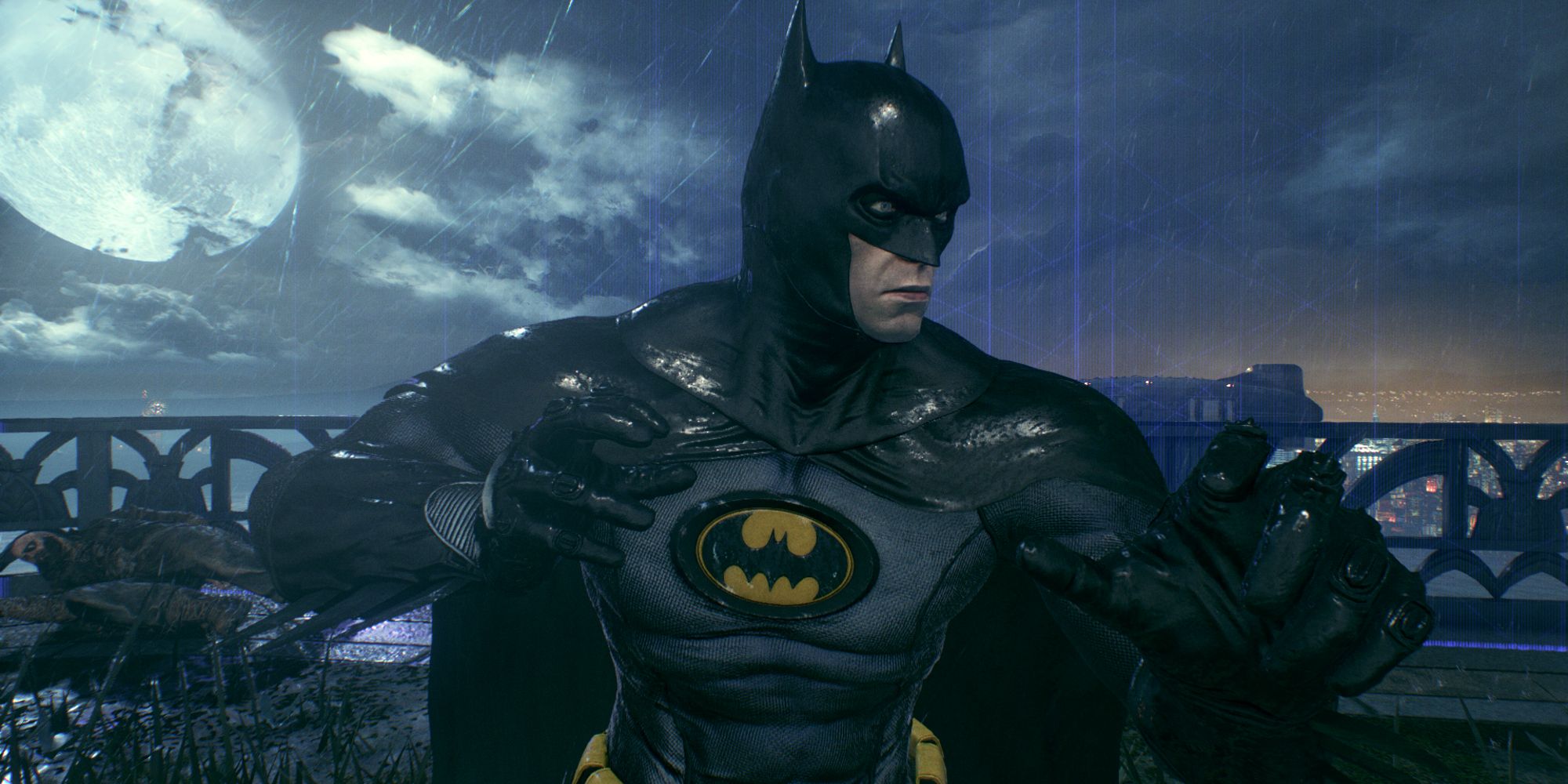 The Batman Inc. suit in Batman: Arkham Knight