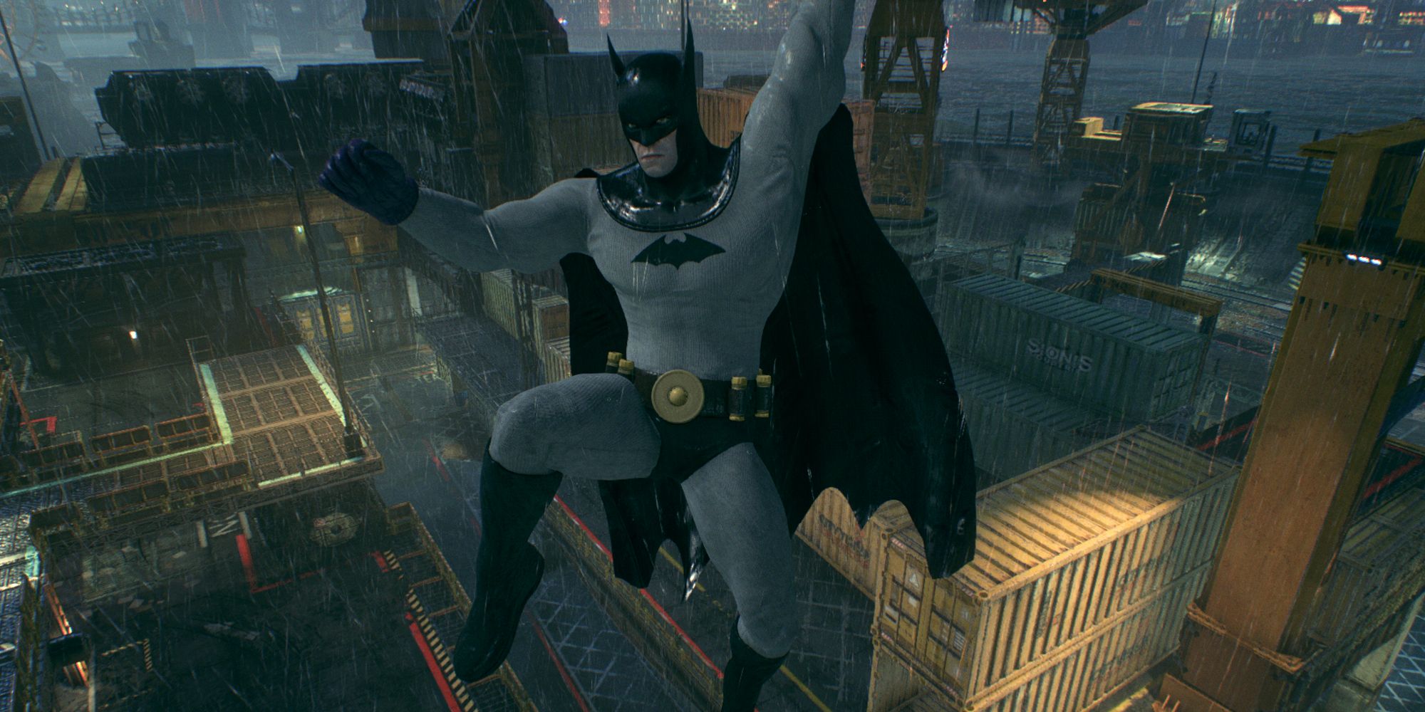 The First Appearance Batman suit in Batman: Arkham Knight