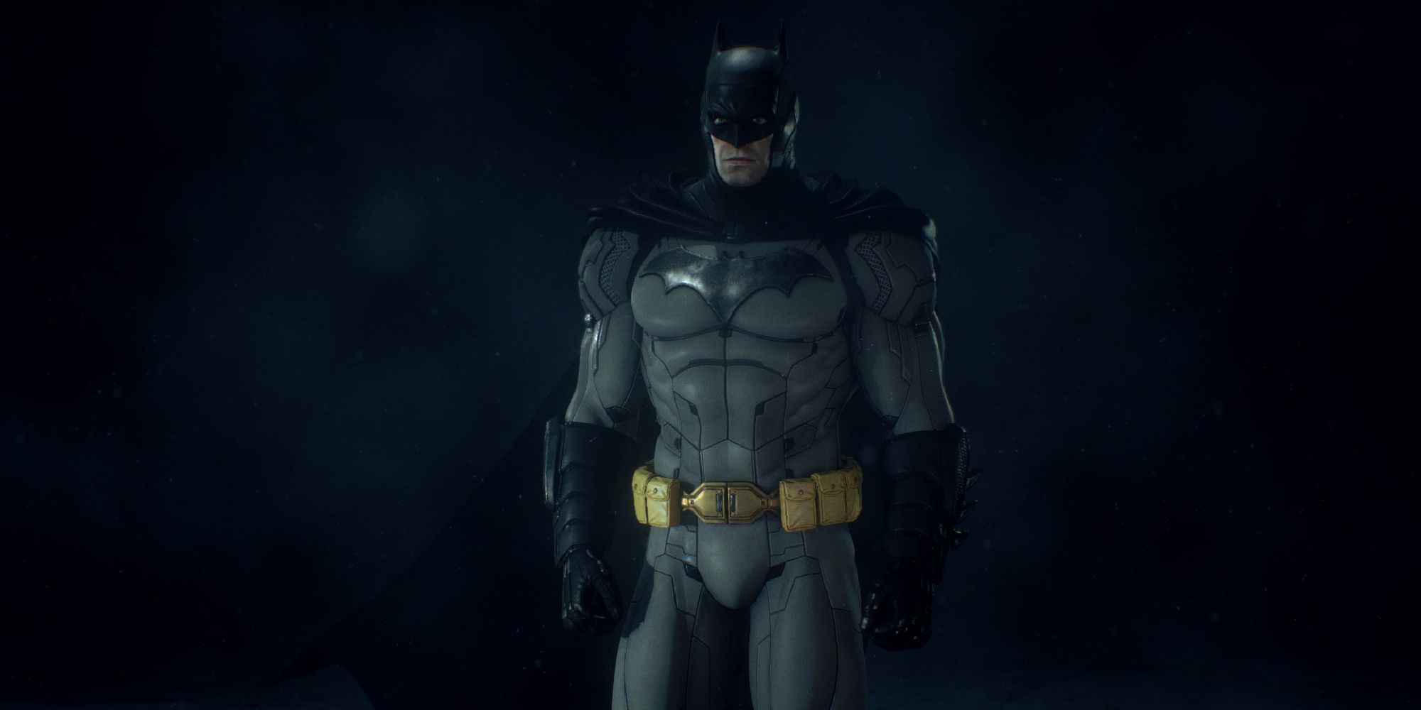 The New 52 Batman suit in Batman: Arkham Knight