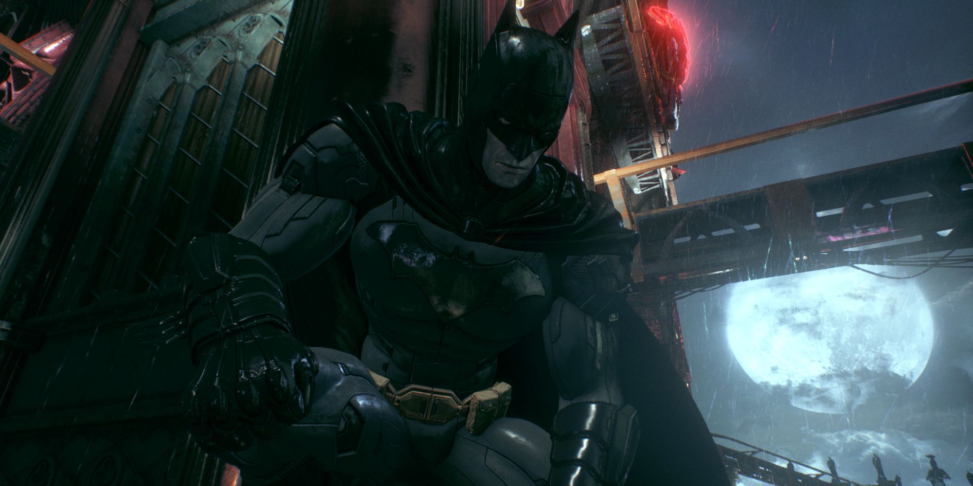 The New 52 Batman suit in Batman: Arkham Knight