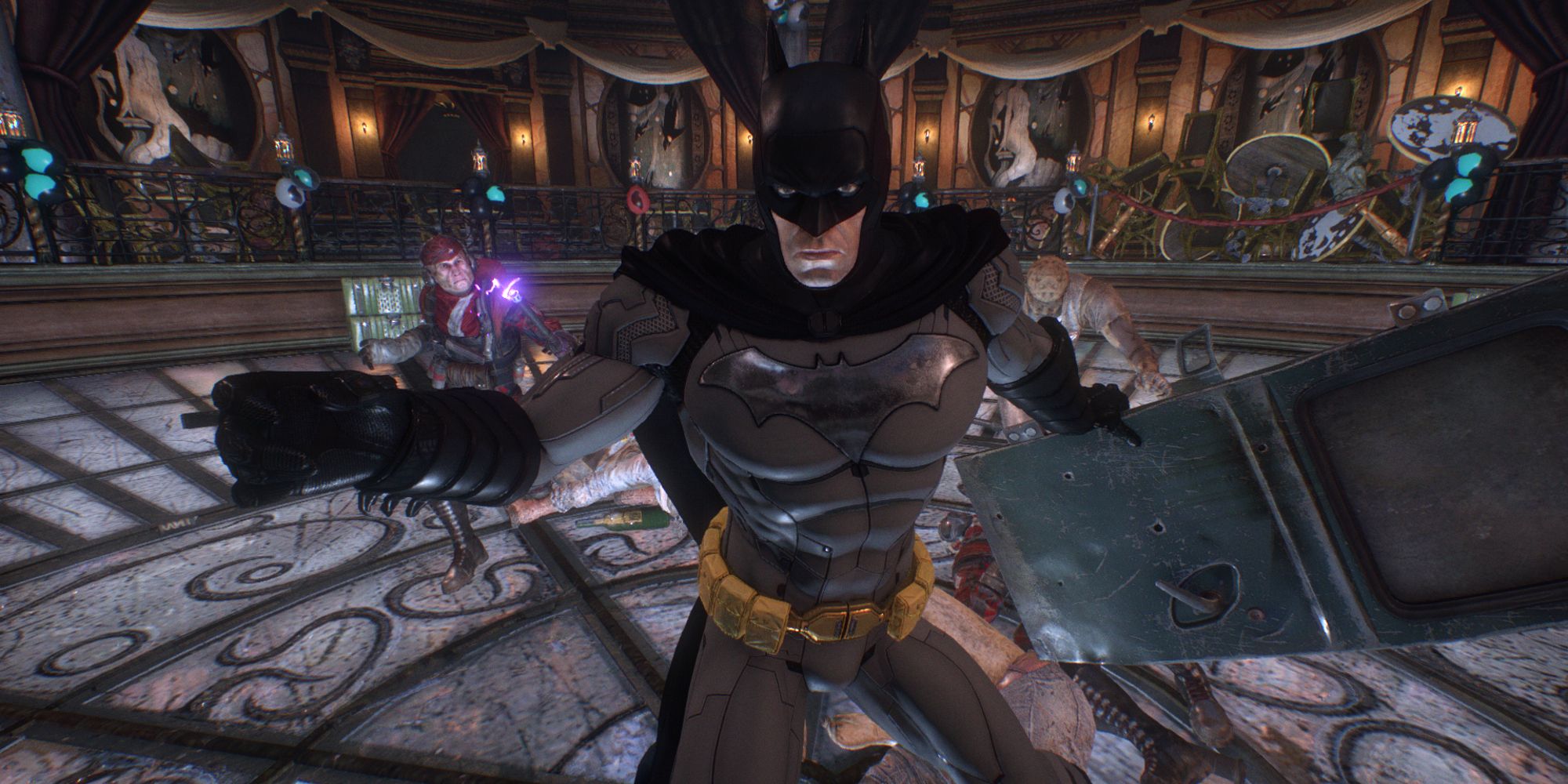 The New 52 Batman suit in Batman: Arkham Knight