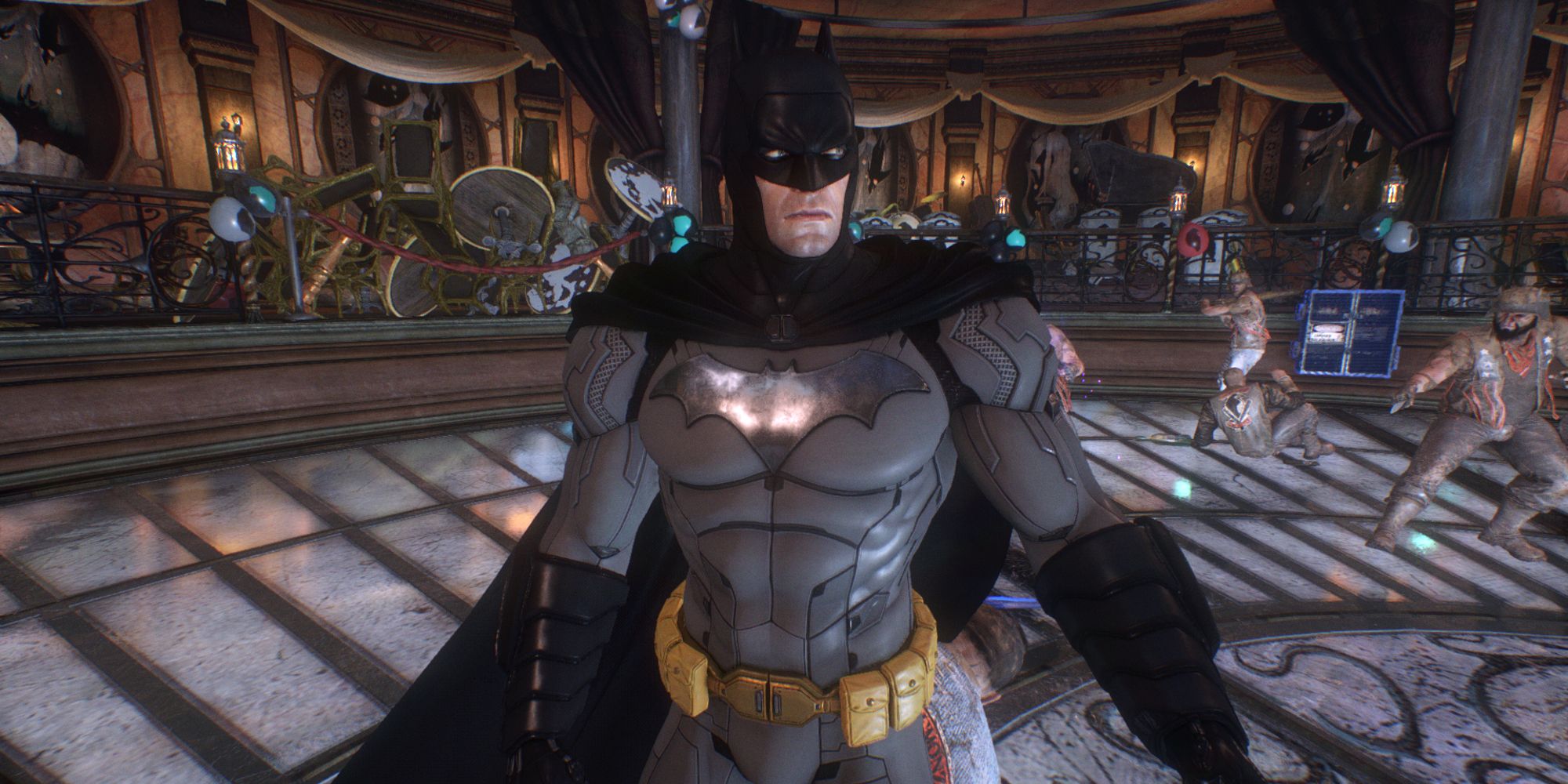 The New 52 Batman suit in Batman: Arkham Knight